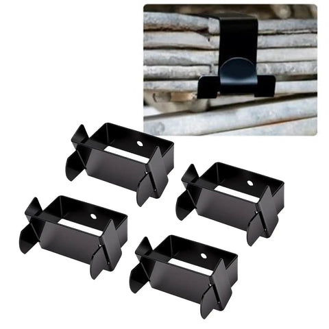 Huge Upgrade Leaf Spring Clamps For 2.5 Inch Wide Springs Secure Grips Trucks Camper Trailers With 4 Piece Repair Kit Stop Splay Improve Stability black steel set