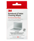 Box of Notebook Screen Cleaning Wipes For Electronics, Non Abrasive Premoistened Wipes For Easy Wipe Down, 24 wet wipes.