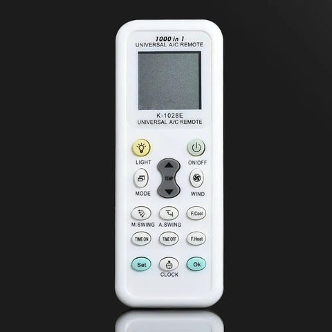 Universal LCD Remote For Air Conditioners All In One 1000 In 1 Controller Works With Most Brands Easy Setup English Manual Included