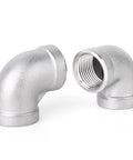 Beefy 304 Stainless Steel 90 Degree Elbow 4 Inch Female NPT To 4 Inch Female NPT Pipe Fitting Industrial Grade for HVAC Systems