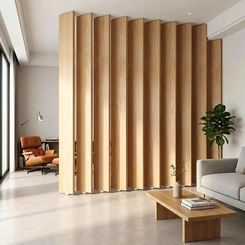 Room divider with concealed door hinge with 360 degree rotation and spring, enhances office partition with height adjustable alignment.