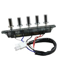 Universal Range Hood Push Button Switch Keyboard Control Board For 5 Button Or 4 Button Hoods, Replacement Switch Assembly