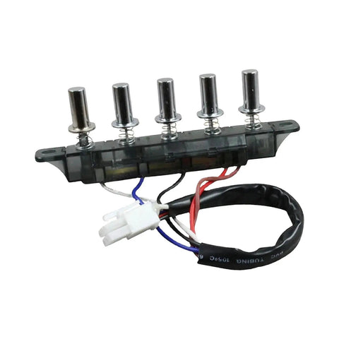 Universal Range Hood Push Button Switch Keyboard Control Board For 5 Button Or 4 Button Hoods, Replacement Switch Assembly