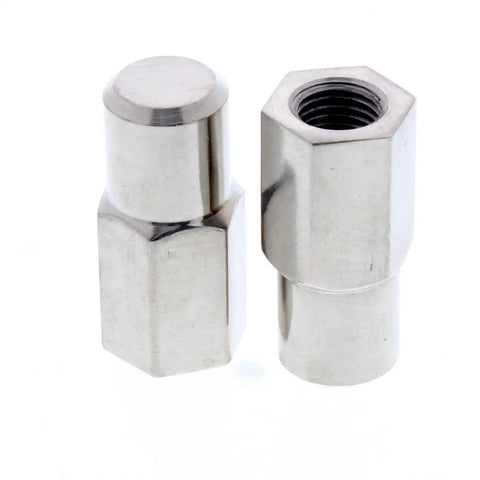 Ford Kingpin Cross Bolt Spindle Steering Stop Nuts Kit for 1937–1948 Ford Cars, Zinc Finish, 7/16-20 Threads, pair of nuts