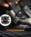 HVAC Blend Door Gear Kit For Dodge Durango And Jeep Grand Cherokee 2011 To 2018 Replacement Plug And Play Heater Blend Door Actuator Gear Black OEM 68214880AA 926133 Fits Durango Grand Cherokee