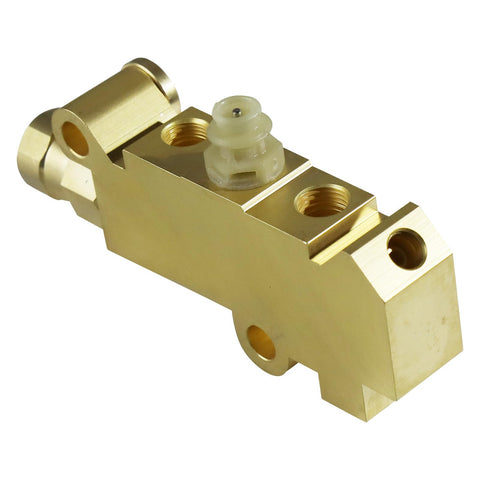 PV4 Brass Brake Proportioning Valve for Disc Brake Kits Four Wheel Disc Brakes Mopar Trucks Replacement 172 1361 High Strength Brass Valve With Standard Fittings and Master Cylinder Connections Ready for High Pressure Braking