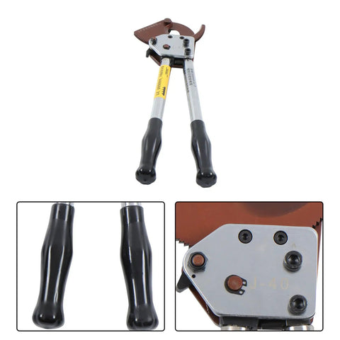 Findmall J40 High Performance Cable Cutter, heavy duty tool with ergonomic handles, designed for cutting aluminum and copper wires.