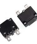 Twin Pack 125 To 250V AC And 32V DC Thermal Circuit Breaker Auto Reset, 9 Amp Overload Protector, compact single pole switch
