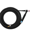 A-150 TIG Torch Kit With Accessories, 25 Foot Rubber Lead, Hand Held Air Cooled TIG Torch With Diamond Grip, Redhead Series Ready WP1725RM