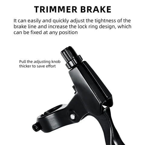 Universal 22mm Bike Brake Levers Set with adjustment knob for Road Mountain BMX and Hybrid Bikes