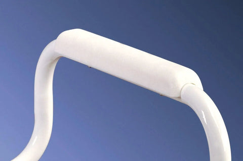 Glacier White Toilet Grab Bar For Safety And Independence, Senior Bathroom Rails That Hold Up To 250 Lbs, Easy Install close-up