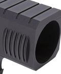 Top Shelf Table Saw Dust Collection Adapter With Dead Simple Snap On Hook Mount and Rock Solid Seal For Dwe7485 Saw close-up of black resin material and snap mount design.