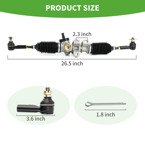 Steering Gear Box Assembly For EZGO RXV Golf Carts Electric And Gas 2008 And Up Replacement Rack And Pinion Fits OEM 601500 618329