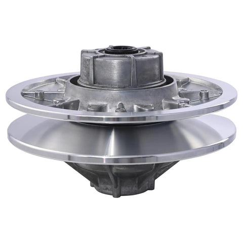 Beefed Up Rear Driven Clutch For EZGO Gas Golf Cart High Torque Upgrade 4 Cycle 1991 And Up Aluminum Drive Clutch Replacement OEM 25244G1 25632G01 G02 G03 26301G01 silver aluminum clutch