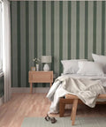Pro Level Paste To Paper Rustic Victorian Wallpaper With Smooth Matte Linen Texture Hardcore Durable Vinyl Free wallcovering in bedroom.
