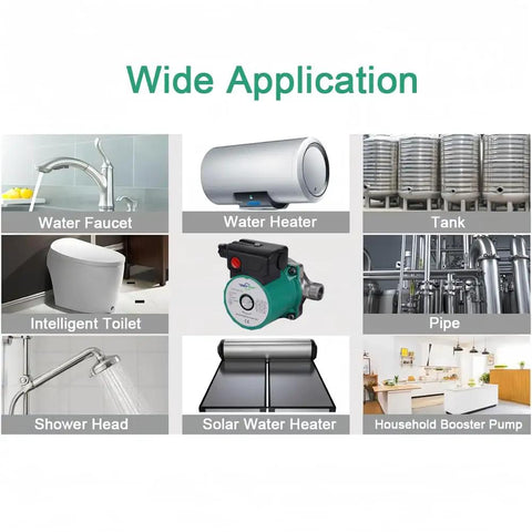 Wide application of Heavy Duty 3 Speed Hot Water Circulation Pump For Households And Mansions Food Grade Stainless Steel Build.