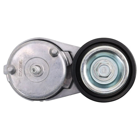 Heavy Duty Serpentine Drive Belt Plus Tensioner Assembly Replacement Kit For 01 To 07 Chevrolet GMC Models built, metal tensioner pulley