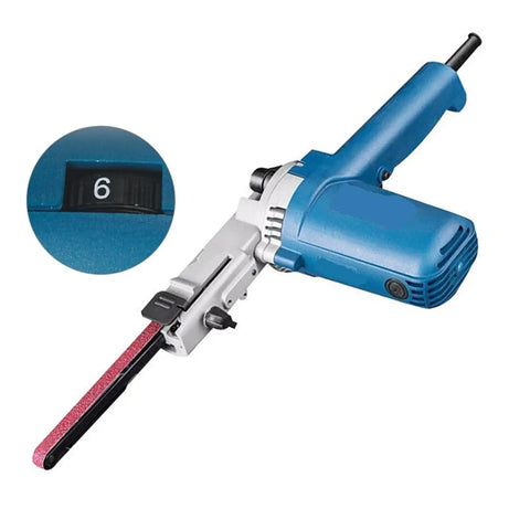Heavy Duty Belt Sander And Angle Grinder Combo Tool With Adjustable Sanding Belts for precise wood metal polishing and finishing.