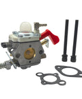 Beefed-Up Rc Car Carburetor For 23cc To 58cc Zenoah CY Engines with gaskets and screws for 1/5 scale RC models, red lever visible.