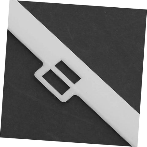 Vertical Blind Repair Kit 10 Pack Dual Hole Hangers For Quick Install Durable Plastic Window Blind Accessories Flexible Light Control For Vertical Blinds Safe No Hassle Easy Fix With Long Lasting Performance white dual-hole hanger close-up
