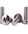 20 Pack 1/4-20 x 1/2 Pan Head Phillips Machine Screws 304 Stainless Steel 18-8 Full Thread Corrosion-Resistant Fasteners