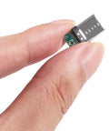 Close-up of Usb C Connector Kit With 40 Pin Breakout Board USB 3.1 Type C Female And Male Sockets For Soldering Wire And Cable held in fingers