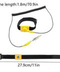 Two Pack Anti Static Wrist Strap Kit With 11 Inch Adjustable Band Alligator Clip And PU Cable Fits Wrists Six To Eight Point Five Inches Ideal For PC Building Electronics Repair ESD Protection And DIY Tech Projects showing wrist strap and coiled cable.