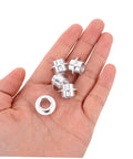 Durable Aluminum Inline Skate Spacers Kit 20 Pieces Self Centering Gasket Bearings And Bushings For Men And Women Outdoor Skating