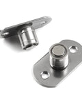 4 Piece Sliding Door Roller Guide Wheel Set with Stainless Steel Frame, showing 12mm diameter wheels and base plates