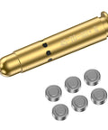 Red Laser Bore Sight Tool For Rifles, Quick Zero At 15 To 100 Yards, Class IIIA 5mW Batteries Included, Easy Setup, High Accuracy Red Dot Boresighter For Firearms