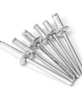 Heavy Duty Aluminum Pop Rivets Kit 120 Pcs Dome Head Blind Rivets M3.2 M4 for DIY Projects - close-up view