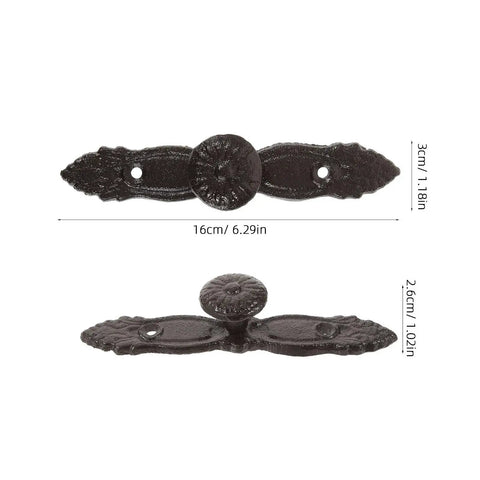 Vintage Cast Iron Drawer Pulls For Wardrobe And Cabinets, Antique Dresser Handles, Rustic Hardware For Home Renovation