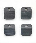 Tension Rack Plate Gripper Kit Replacement Set With Non Slip Plate And Feed Gear Plate For JD13 JD16 And V2 Battery Powered Plastic Strapping Tools Complete Repair Kit To Bring Back Tension And Seal, four black metal plates