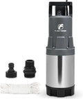 Workhorse 1.5 HP Deep Well Submersible Water Pump for Home, Garden and Farm Irrigation, 115V, Auto On Off, 1700 GPH, 147 ft Head, Stainless Steel