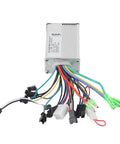 48V Brushless Motor Controller With LCD Display For Electric Vehicles High Efficiency Speed Control System with wiring harnesses.