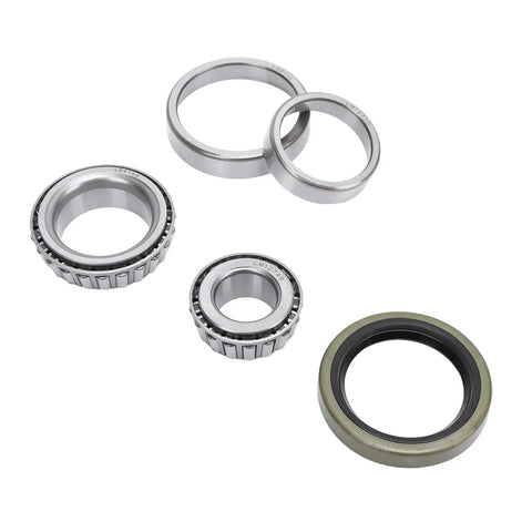 Beefed Up Marine Trailer Bearing Kit For Boat Trailers With Steel Alloy Hubs And Seals 5 Piece Replacement Set visible components