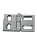 Zinc Alloy Flat Hinge 304 Stainless Steel For Industrial Electrical Equipment Cabinets Heavy Duty Thickened Hardware Door Hinge 1 Piece Durable Cabinet Accessory For Industrial Use, front view