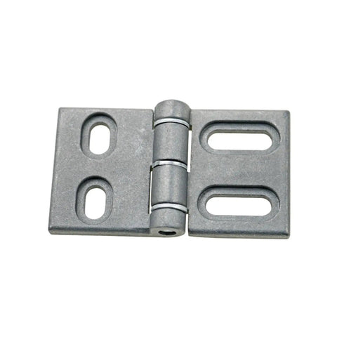 Zinc Alloy Flat Hinge 304 Stainless Steel For Industrial Electrical Equipment Cabinets Heavy Duty Thickened Hardware Door Hinge 1 Piece Durable Cabinet Accessory For Industrial Use, front view