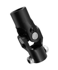 3/4 Inch Double-D Steering Universal Joint Black Round U Joint For Cars And Trucks, 96mm Total Length, 35 Degree Maximum Working Angle