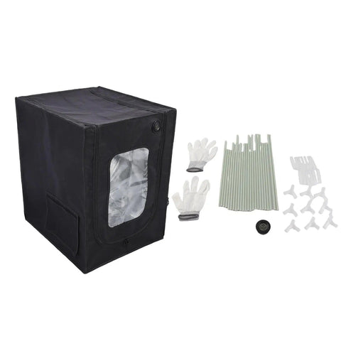 Fireproof 3D Printer Enclosure Kit With Temperature Control And LED Light parts and tough aluminum inner shield.