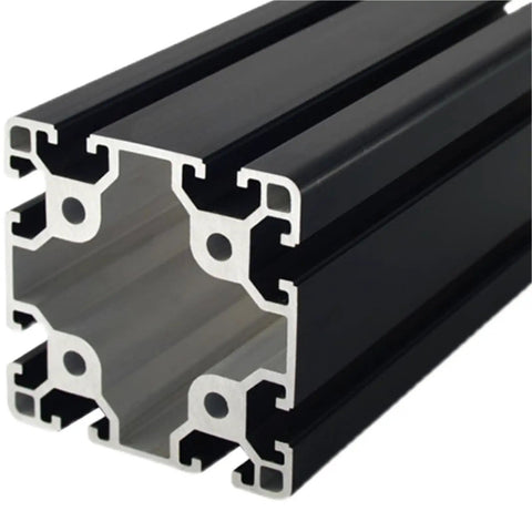 Workhorse 8080 Aluminum Profile 80x80mm Square Frame, 250mm Length, Anodized European Standard Linear Rail