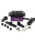 Beefy 25KG High Torque Steering Servo With Coreless Motor And Steel Gears 7.4V HV IP67 Waterproof with accessories