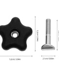 Get These Premium 3 Pack Lawn Mower Handle Knob Screw Bolts For A Rock Solid Grip And Easy Fixes On Your Garden Gear. Durable Plastic Metal Build Means You Won't Have To Freak Out About Wobbly Controls Again. Perfect Fit Replacement Kit To Keep Your Yard. black plastic mower handle knob bolt, 5.2cm, metal screw