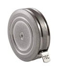 Ultra Tiny Titanium Ti Tape Retractable Mini Tape Measure With 3 Feet Range, Imperial And Metric, stonewashed finish