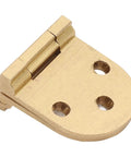 Solid Brass 180 Degree Flip Top Hinge With Gold Finish for folding tables and sewing machine tabletops.