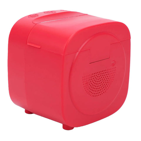 AI Sticker Printer With Voice Activated Label Maker And Thermal Printing Tech For Scrapbooking in vibrant red color, compact design.