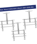 10 Pieces Lab Flow Control Tubing Clamps With Spiral Screw Design displayed on white background
