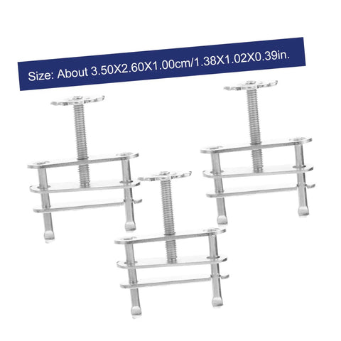 10 Pieces Lab Flow Control Tubing Clamps With Spiral Screw Design displayed on white background