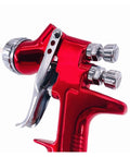 Top Tier Handheld Paint Sprayer With Heavy Duty Brass Tip For Car Detailing And Home Projects Delivers Frickin Smooth Coverage Lightweight grip in red.