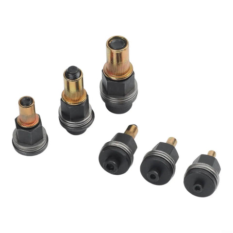 Cool M3 To M10 Rivet Nut Assortment Kit With Six Replacement Mandrel Tips For Metal, Robust Carbon Steel Threaded Inserts And Manual Riveter Tool Accessories Made To Last In Any Garage Or Workshop, six tips on white